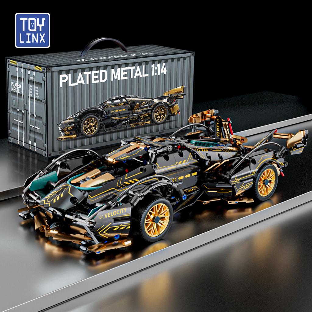 TOYLINX 1280 шт. Технические строительные блоки Кирпичики Автомобиль Moc Наборы кирпичиков Пластиковая модель Набор Кирпичики Игрушки для взрослых Подарок на День святого Валентина