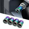 Set of 4 Alloy Car Logo Wheels Tire Valve Dust Covers Tire Stem Covers for Kia Rio Soul Seltos Forte K5 K3 Niro Sorento Stinger VG4