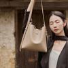 Mrs. Qiao Women's Bag 2025 New Bucket Bag Women's Autumn Winter Crossbody Bag Women's Bag High-end Genuine Leather Shoulder Bag