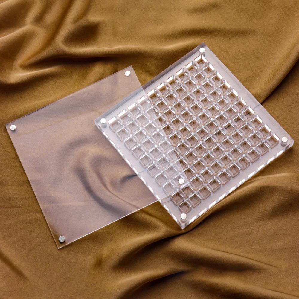 Acrylic Nail Drill Storage Box Transparent Jewelry Collection Box Nail Art Display Case  Earring