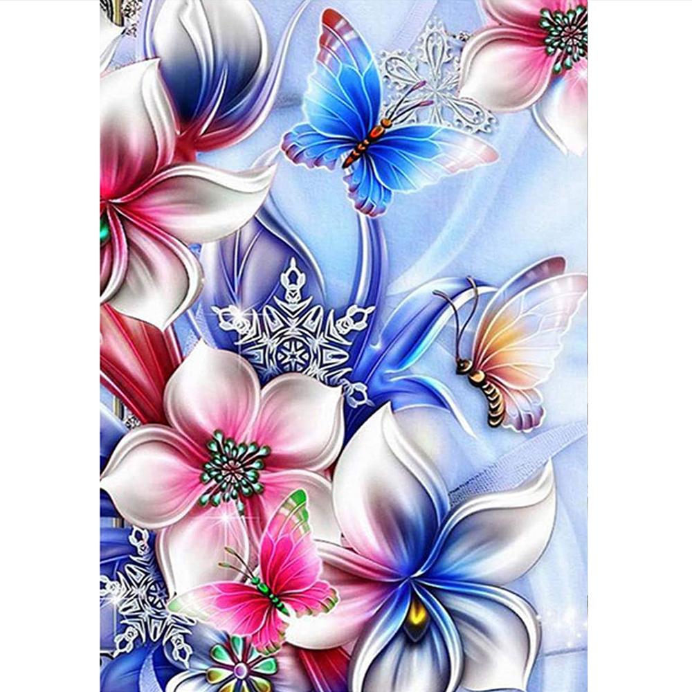 5D Diamond Painting Diy Flower And Bird Full Diamond Handmade Diamond Embroidered Mosaic Pattern Home Bedroom Decoration Gift