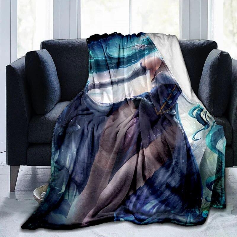 Hot Body Anime Sexy Girl Modern Blanket Flannel Soft Plush Sofa Bed Throwing Cartoon Blankets for Beds Gifts Dropshipping
