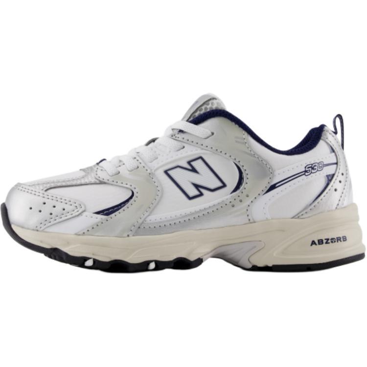 New Balance 530 Little Kid 'Nimbus Cloud Navy' (Unisex) Summer / Nimbus Cloud / Navy Kids' Casual Shoes PZ530GN