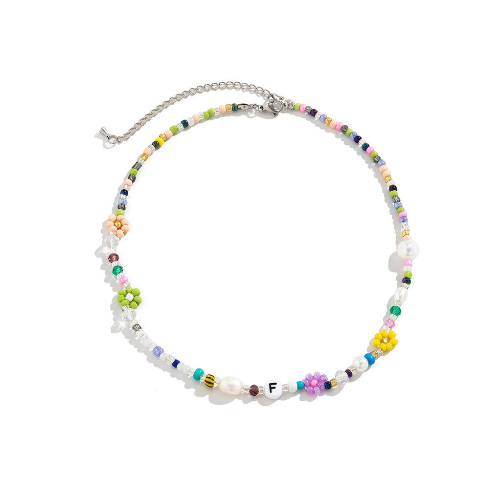 Boho Simple бусины искусственный жемчуг колье колье для женщин и мужчин винтажная нержавеющая сталь ручная работа цепь эстетический Y2K ювелирные изделия подарок