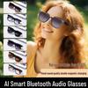Умные солнцезащитные очки с Bluetooth и искусственным интеллектом: Синхронный перевод, Шумоподавление, Фотохромные линзы, Магнитная конструкция
