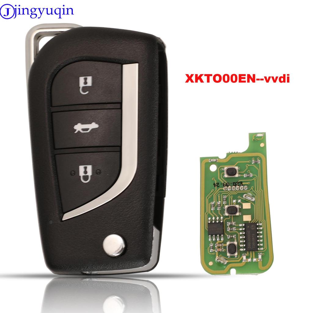 Jingyuqin Xhorse XKTO00EN проводной дистанционный ключ VVDI2 для Toyota Type 3 кнопки универсальный дистанционный ключ