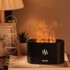 Simulation Flame Mist Humidifier With 7 Color Night Light Aromatherapy Essential Oil Diffuser Quiet