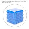 Cubic Maze Toy Kids Plastic Puzzle Game Early Education Children Wonderful Gifts (Blue)