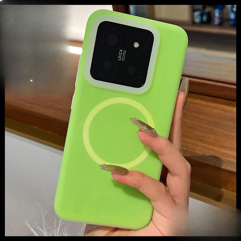 Подходит для Xiaomi 15Ultra Желейный Магнитный Чехол для Телефона, Жидкий Силикон Redmi K80pro Противоударный M14 Защитный Чехол
