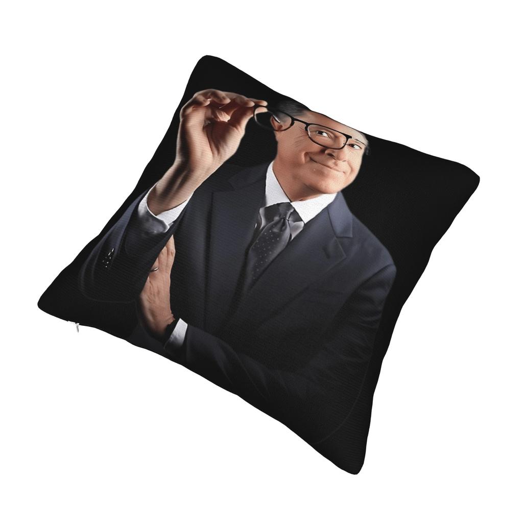 Decorative Pillow Covers Stephen Colbert The Late Show Product Sofa Pillow Case Cover Zipper Multiple Sizes