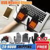 1 пара USB-перчаток с подогревом, на всю ладонь, зимние, теплые, термоперчатки, вязаные перчатки с подогревом для женщин и мужчин, аксессуары для велоспорта, катания на лыжах