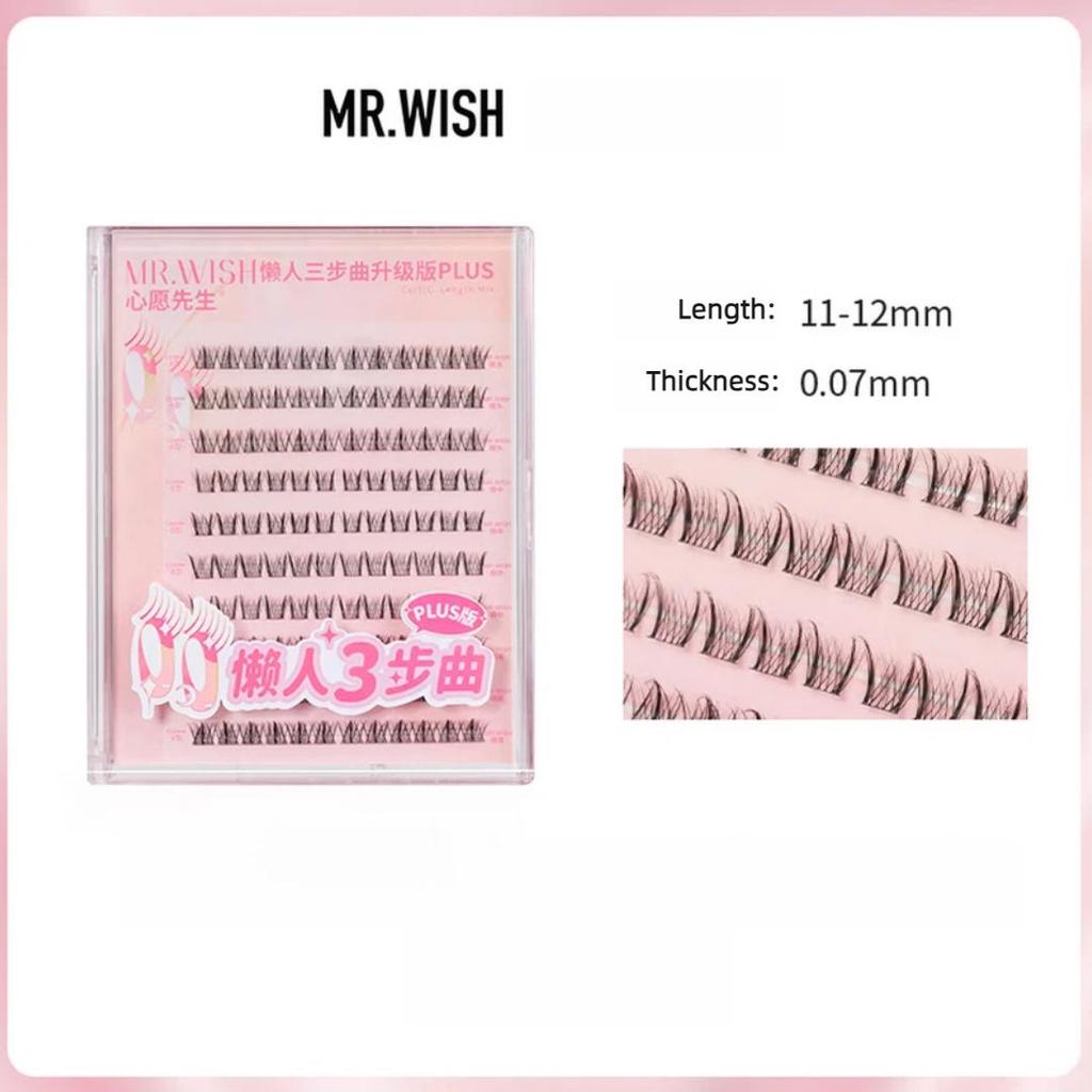 mr.wish ABA Upgrade PLUS Segmented False Eyelashes, 120 Clusters, 11-12mm