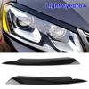 Car Headlight Cover For Volkswagen for Passat B7 2010 -2014 Eyelid Cover Trim Headlights Eyebrow Stickers Cover Car Styling Trim Accessories 2pcs ABS