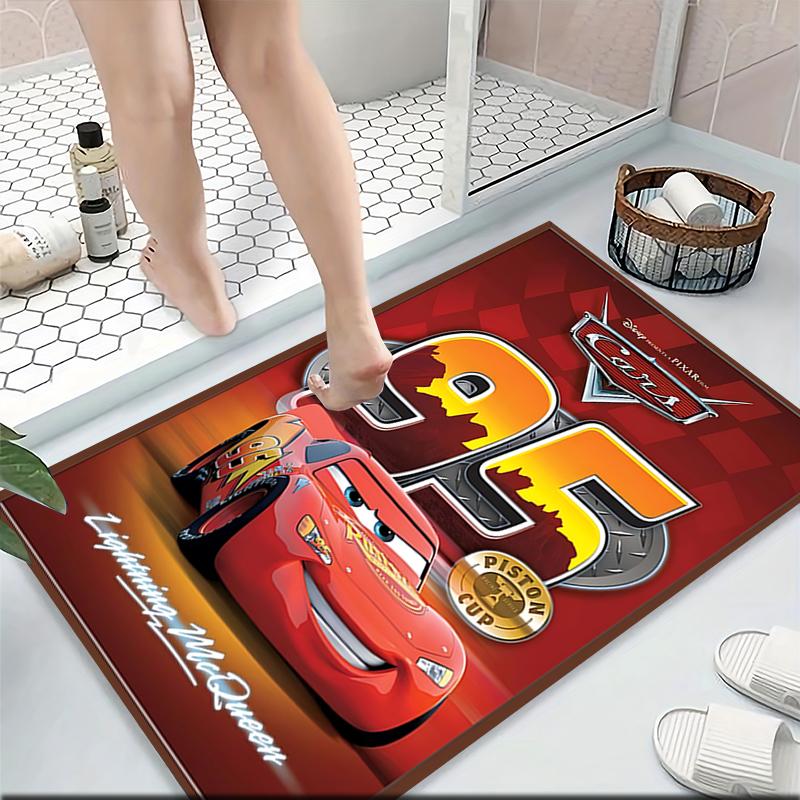 Cars Mcqueen Carpet Rug Soft Washable Antislip Home Living Room Sofa Mats Personalized Christmas Rug