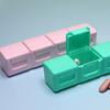 Portable 4-compartment Pill Box Pills Children's Portable Storage Box Mini Medicine Divided Into Compartments Moisture Proof and Dust Proof