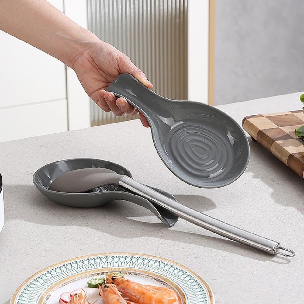 Термостойкая подставка для ложки Красочная подставка для кулинарной ложки Новая большая подставка для ложки