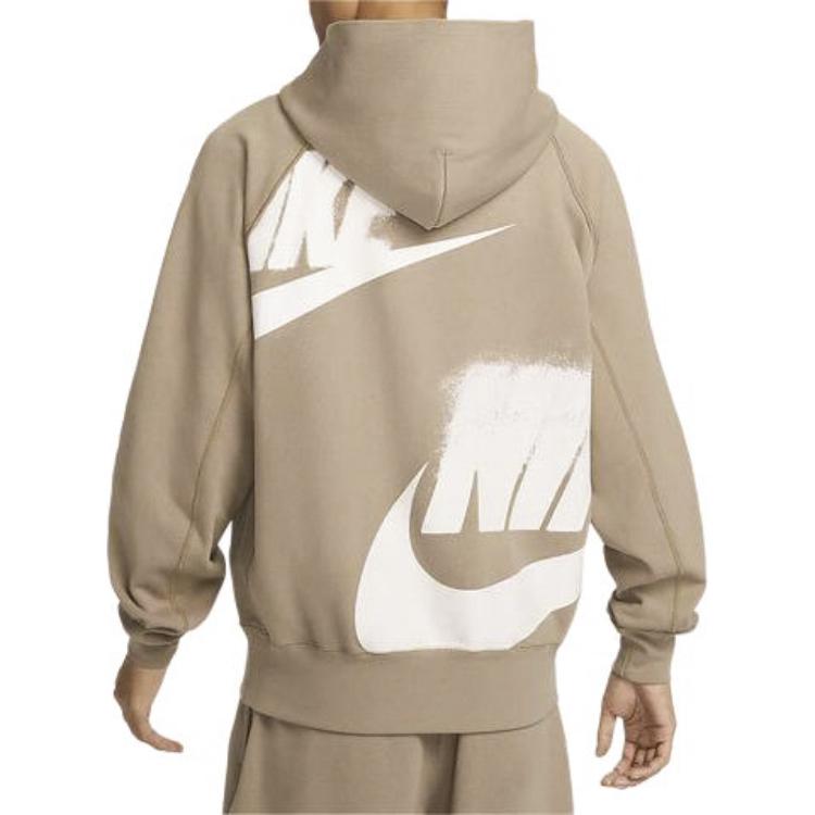 Nike Толстовки Мужские Хаки С Капюшоном Утепленные Обычные HJ1465-247