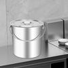 20L Stainless Steel Bucket with Lid, Ice Bucket Cooler for Beverages, Party, Outdoor, Rustproof, Leakproof, Insulated Container