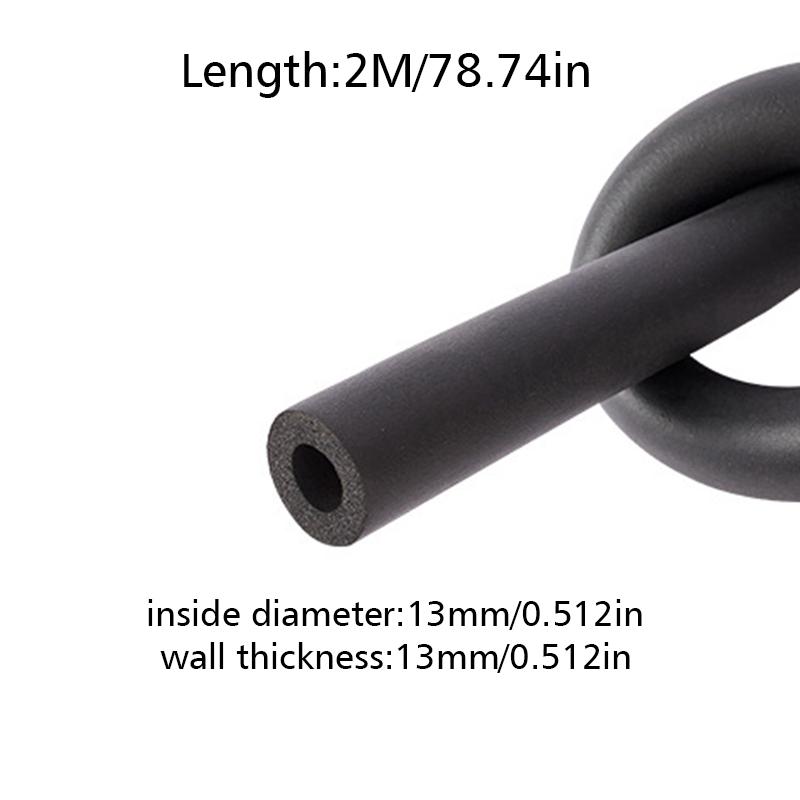 1.8/2М труба из губчатой резины ППР Теплоизоляция Держатель трубопровода Пенопластовая трубка для кондиционирования воздуха Защитная гильза для наружных труб
