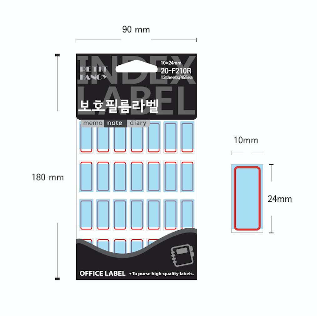 Petit Fancy Защитная пленка Наклейки с индексными этикетками (по 10 шт. каждая) Индексная этикетка / Этикетка категории / Офисная этикетка / Наклейки с метками / Инструменты для маркировки — 42 варианта