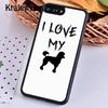 Krajews Life Is Better With A Poodle Silhouette Phone Case Cover For iPhone 17 Air 16 15 14 plus 11 12 13 pro max