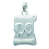 [I9061] - Серебряный кулон «Близнецы» - 13x15 мм