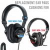 Оригинальные сменные амбушюры SONY для наушников SONY, 1 пара, MDR-7506, MDR-V6, MDR-V7, MDR-CD900ST (2 куска)