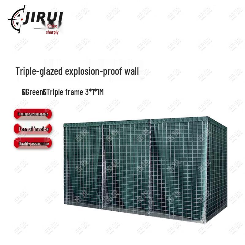 Jirui Hot-Dip Galvanized Hesco Blast Barrier