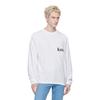 Kith Футболка Quinn с длинными рукавами, белые топы унисекс KH3994-101