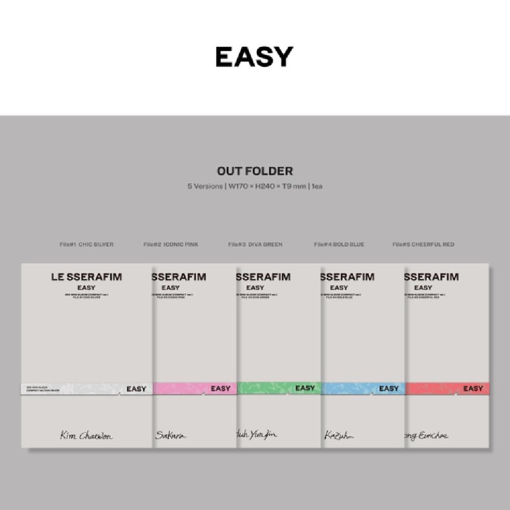 LE SSERAFIM 3-й мини-альбом EASY Compact ver.