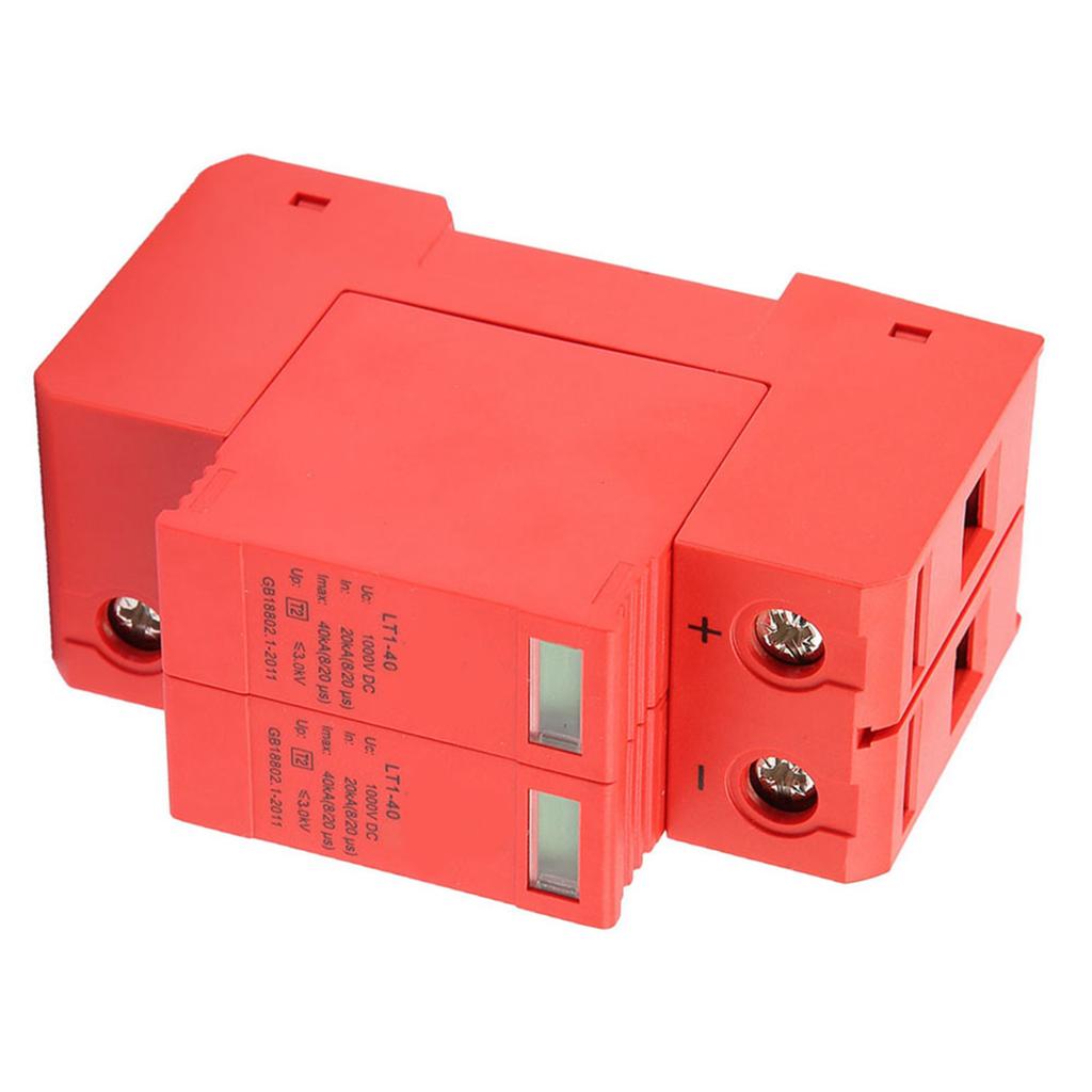 DC1000V 2P 20KA 40KA Защитное устройство от перенапряжения для дома Низковольтный разрядник