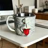 Anti Scalding Teasing Facial Mug Resin Shaking Tongue Coffee  Cup Hot Cold Beverage Cup  Drinkware