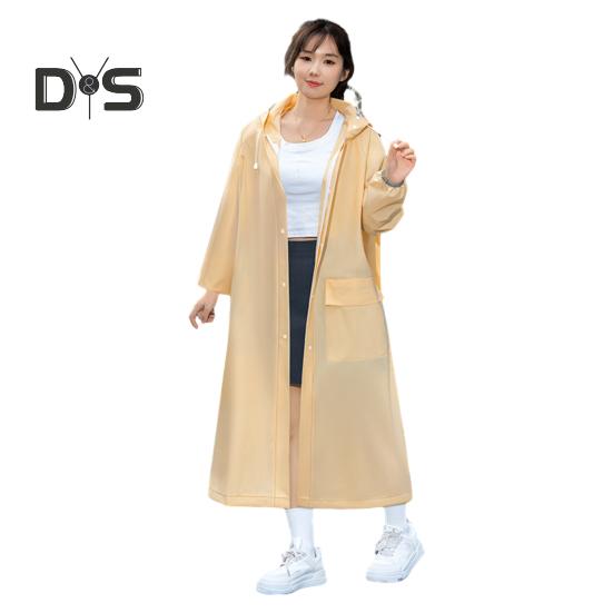 Плащ с капюшоном, водонепроницаемый, с застежкой-молнией из ЭВА, многоразовый, для взрослых, сверхлегкий, непромокаемый, толстый, портативный, для путешествий на открытом воздухе, дождевик-пончо, дождевик