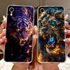Clear For iPhone XR Case Cover Luxury Fashion Flowers Cute Cat Funny Cool Painted Soft Phone Case A2105 A1984 A2107 A2108 A2106