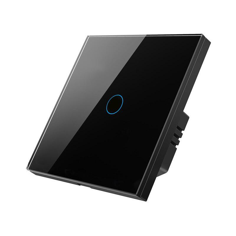 ZigBee TUYA Сенсорный выключатель 1 клавиша черный #без N