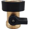 1pc 3/4 '' Garden Hose Shut Off Valve Connector, Garden Hose Quick Connect Fittings 3/4 Inch,Solid Brass Pipe Connecting,No Leaking