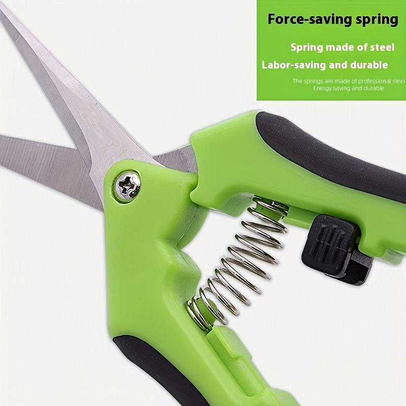 Садовые ножницы из нержавеющей стали для обрезки цветов, обрезки фруктов, обрезки винограда, прямые садовые ножницы для обрезки цветов