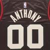 Nike Баскетбольная майка NBA Retro, Trail Blazers, Энтони Нет. 0, Мужские топы Fan Edition, угольно-коричневые CN1775-251