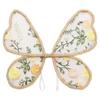 1Pc Adults Children Kids Exquisite Butterfly Flower Embroidered Elastic Strap Wings and Fairy Stick Costume Accessory Props for Themed Party Wedding