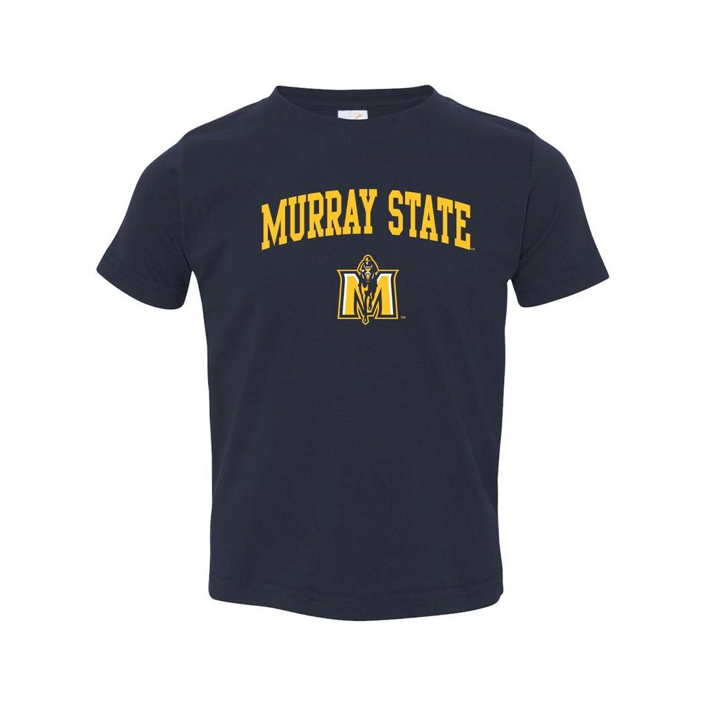 Murray State Racers Arch Logo University Team Sports Toddler T-Shirt - Navy