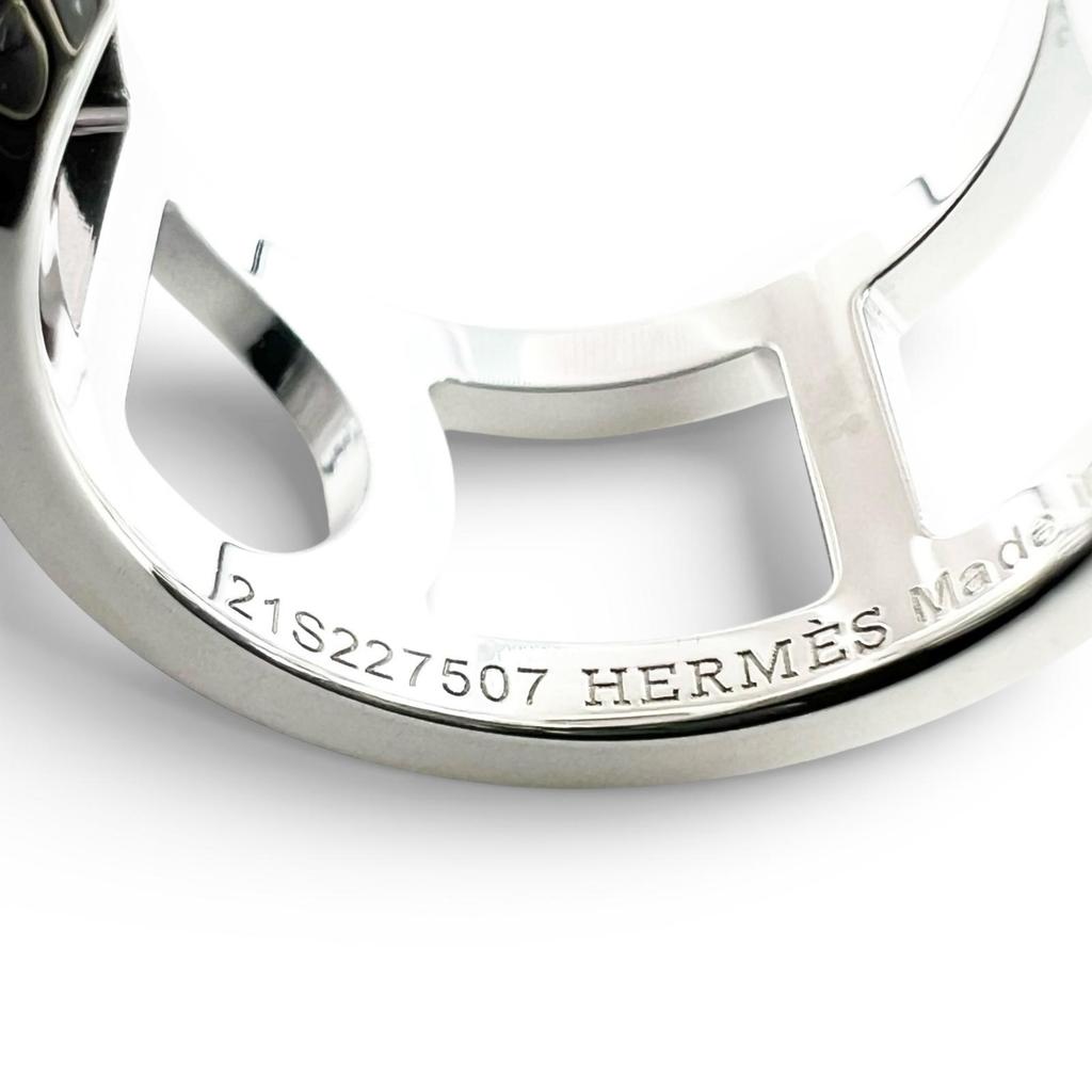 Great HERMES Ring Ever Shane Dunkle Silver AG925 Women Used