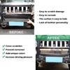 Stainless Steel Honeycomb Mesh Grill Spoiler Bumper Vent fit for Hummer H3 2005-2009,Vent Mesh Grille Accent Trim Cover