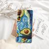 IK8 Avocado fruit art Transparent Phone Case for Motorola Moto Edge 20 30 40 50 S30 Fusion Ultra Pro Neo Lite + G200 G23