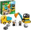 Конструктор LEGO DUPLO 10931 Грузовик и гусеничный экскаватор