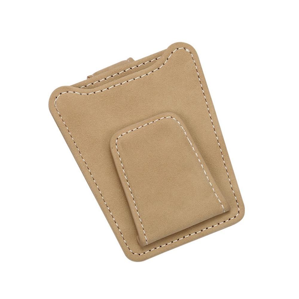 Magnetic Car Visor Sunglasses Organizer Wear-Resistant Sunglasses Holder Car Glasses Clip Cards