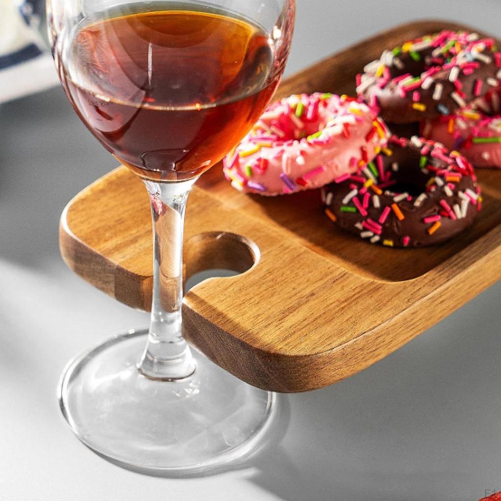 Appetizer Plate Board with Holder Snack Serving Dishes Tray Platters for Holiday Restaurant