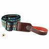 MUSIC FIRST? Country-Style Soft Cotton & Genuine Leather Ukulele Strap, Ukulele Shoulder Strap Version 2.0 (with MUSIC FIRST Genuine Leather Strap Loc