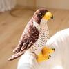 Simulation Eagle Doll Plush Toy Bird Falcon Doll Children'S Cognitive Ornament Photo Props