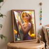 Disney Набор для рисования маслом по номерам «Рапунцель» ручной работы DIY декор для дома подарки настенное искусство холст цветочный портрет принцессы набор 130
