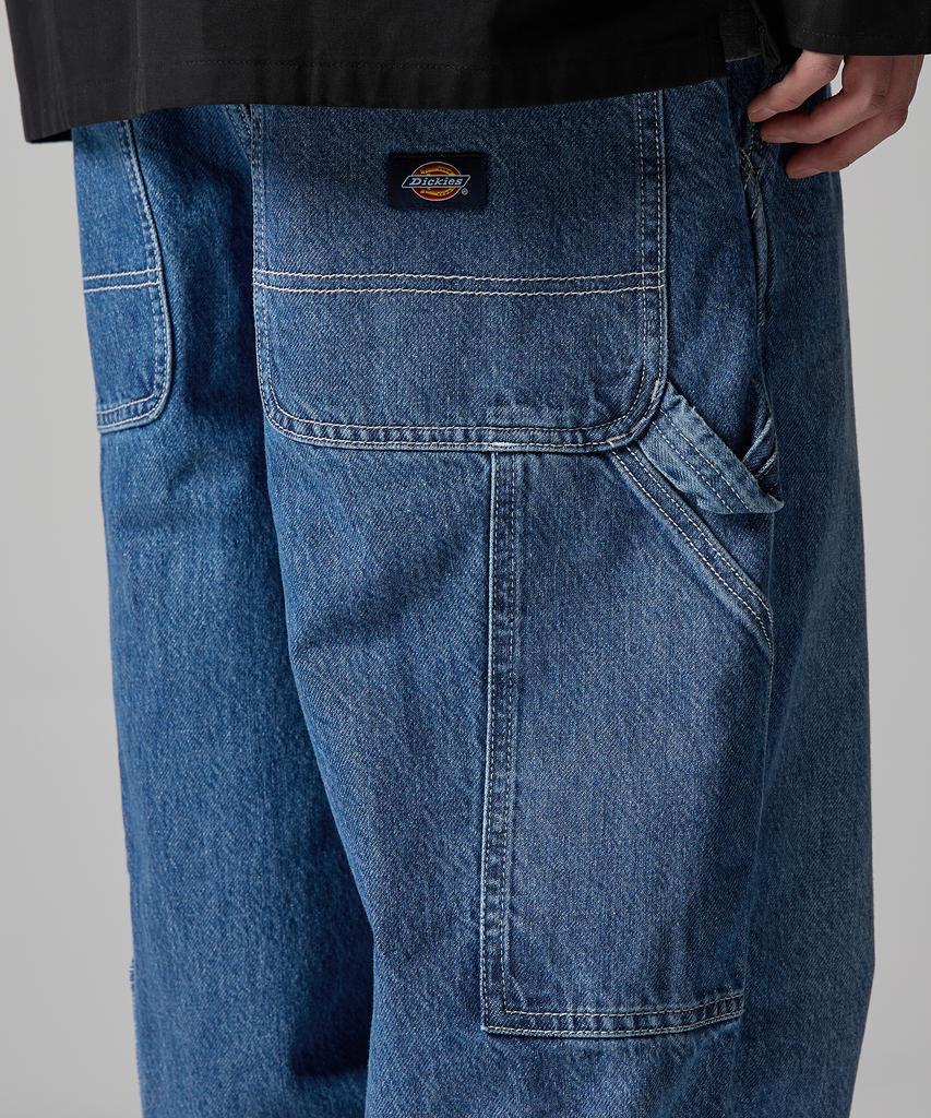 Dickies Свободные джинсовые брюки-карго средней синевы